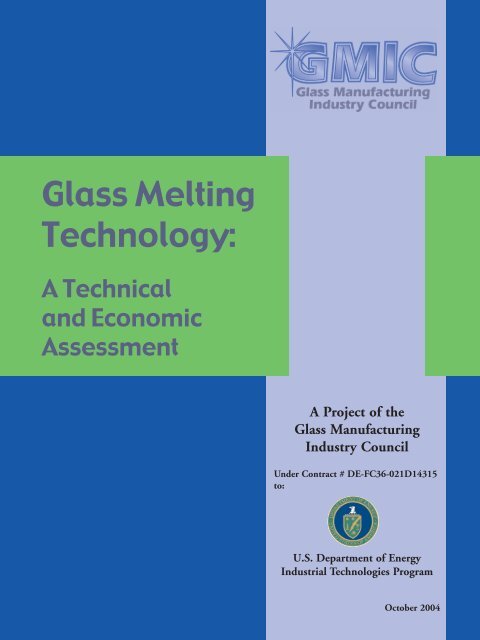 Glass Melting Technology: A Technical and Economic ... - OSTI