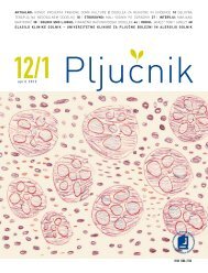 PljuÄnik - Å¡tevilka 1. Letnik 2012 (.pdf) - BolniÅ¡nica Golnik