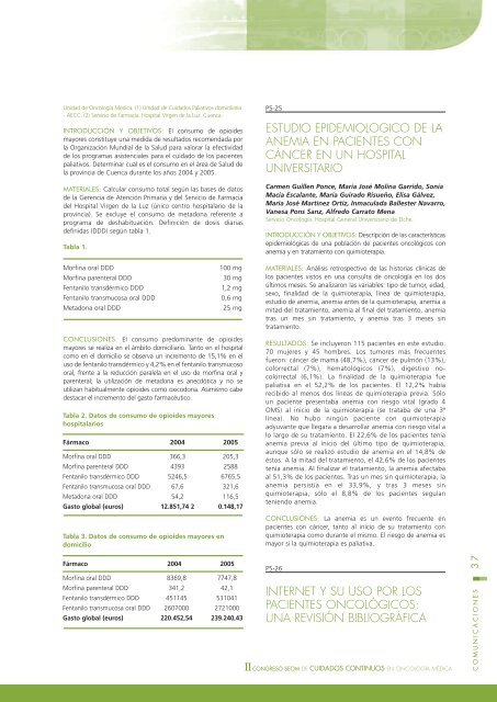 Libro de Comunicaciones - Sociedad EspaÃ±ola de OncologÃ­a MÃ©dica