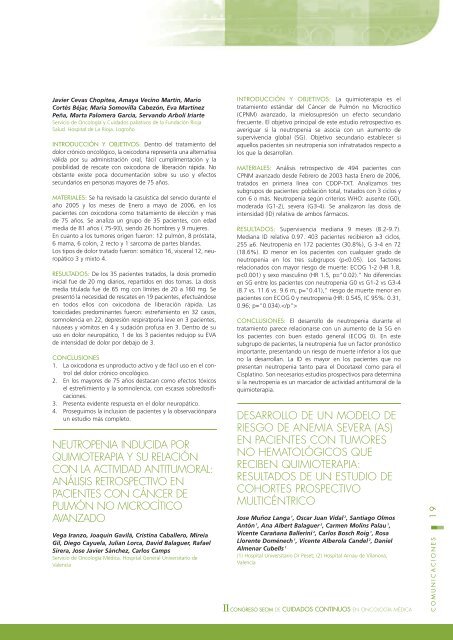 Libro de Comunicaciones - Sociedad EspaÃ±ola de OncologÃ­a MÃ©dica