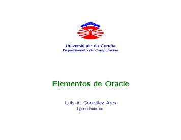 Elementos de Oracle - QueGrande