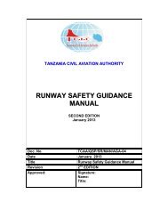 Runway Safety Guidance Manual - Tanzania Civil Aviation Authority