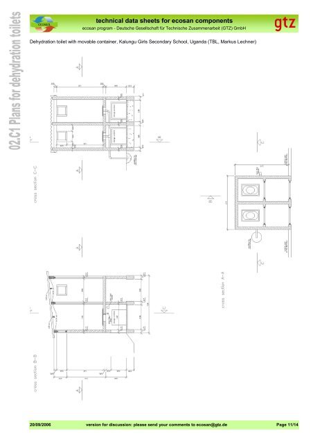 technical data sheets for ecosan components - The Water ...