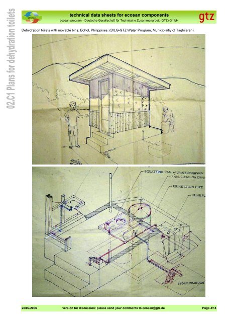 technical data sheets for ecosan components - The Water ...