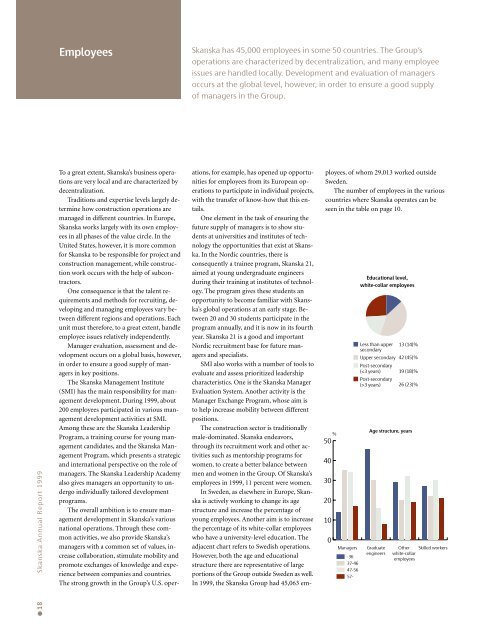 Annual Report 1999 - Skanska