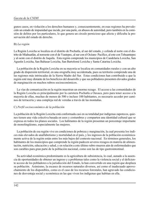 Gaceta NÂ° 150 - ComisiÃ³n Nacional de los Derechos Humanos