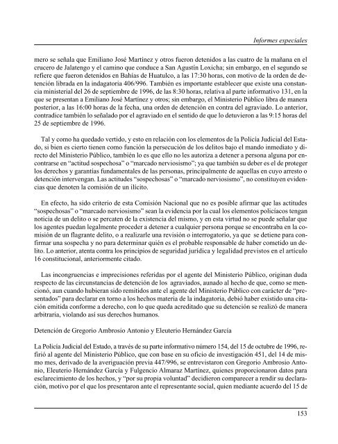 Gaceta NÂ° 150 - ComisiÃ³n Nacional de los Derechos Humanos