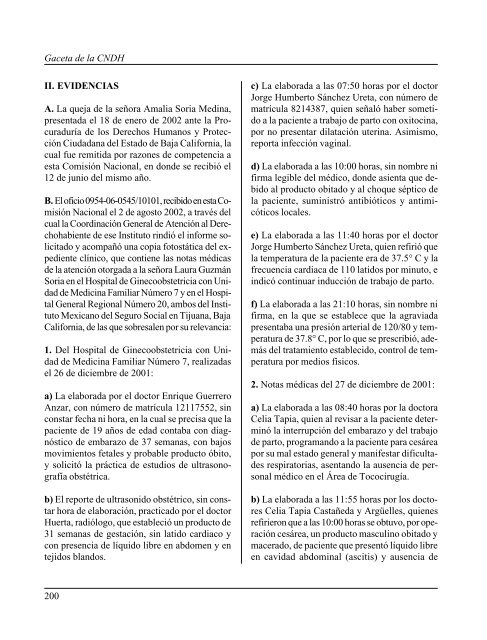 Gaceta NÂ° 150 - ComisiÃ³n Nacional de los Derechos Humanos