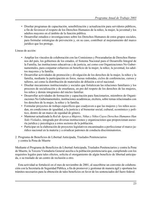 Gaceta NÂ° 150 - ComisiÃ³n Nacional de los Derechos Humanos