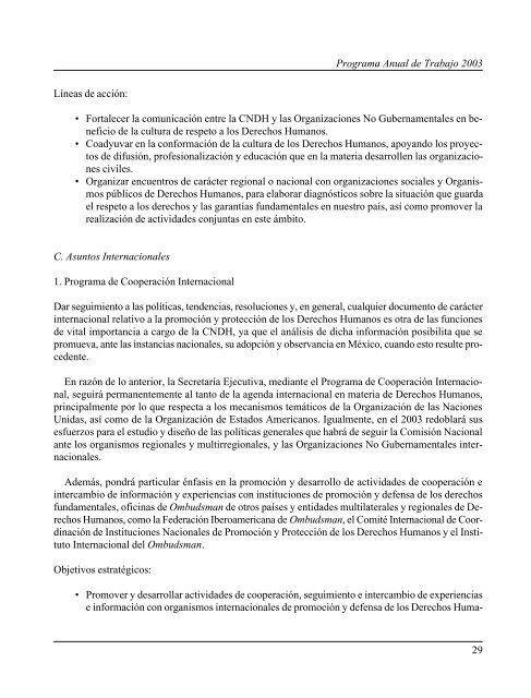 Gaceta NÂ° 150 - ComisiÃ³n Nacional de los Derechos Humanos