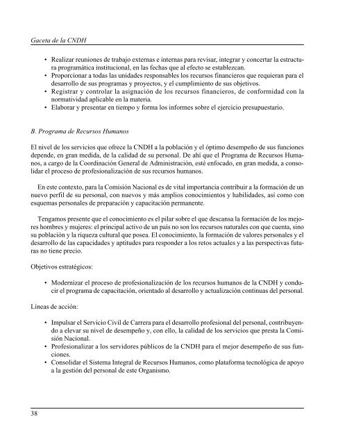 Gaceta NÂ° 150 - ComisiÃ³n Nacional de los Derechos Humanos