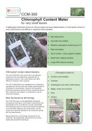 CCM-300 Chlorophyll Content Meter