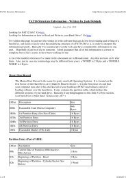 FAT16 Structure Information - Written by Jack Dobiash - teslabs