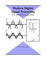 Modern Digital Signal Processing - World Colleges Information