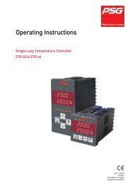 Operating Instructions - Psg-online.de