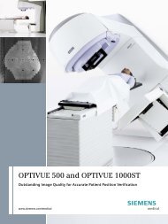 OPTIVUE 500 and OPTIVUE 1000ST - Siemens Healthcare
