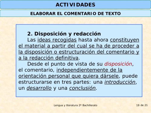 Elaborar el comentario de texto (págs. 64-65) - Mallorca