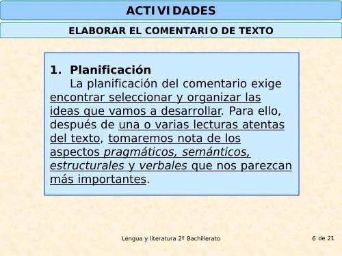 Elaborar el comentario de texto (págs. 64-65) - Mallorca