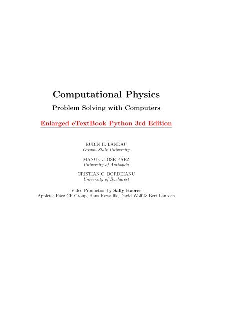 Computational Physics