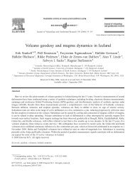 Volcano geodesy and magma dynamics in Iceland - Acri-ST