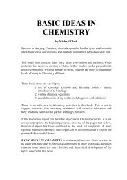 BASIC IDEAS IN CHEMISTRY - Xenware.net