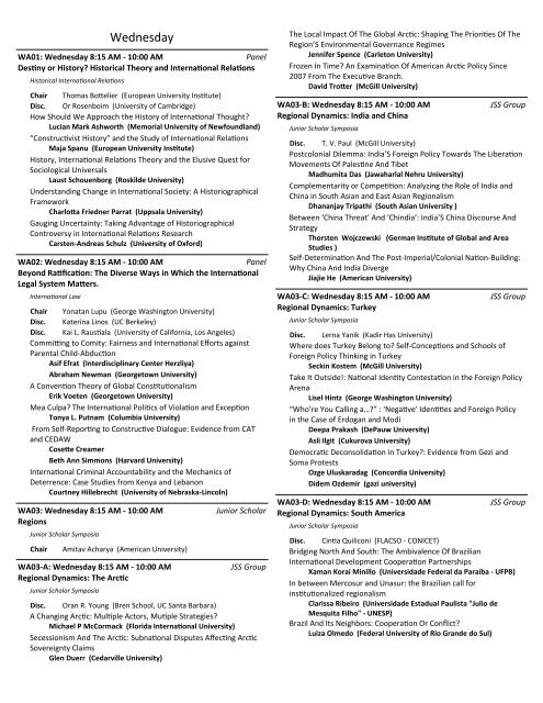 New Orleans 2015 - Full Program