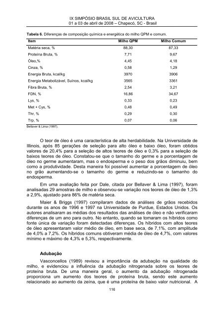 IX SIMPÃSIO BRASIL SUL DE AVICULTURA - Embrapa SuÃ­nos e ...