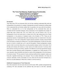 The Trans Fat Dilemma: Health Versus Functionality