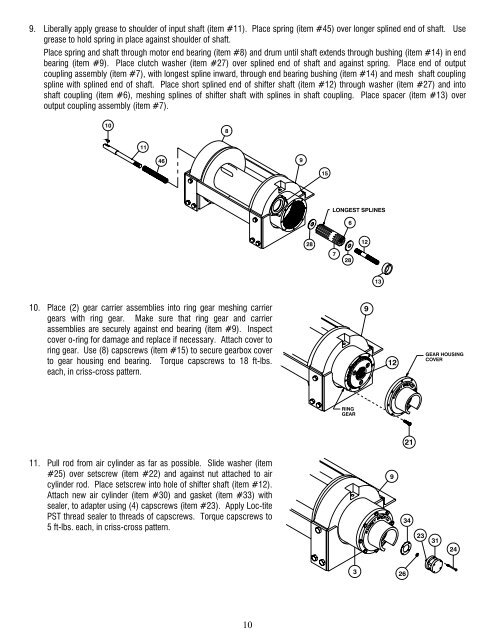 MODEL RPH-25,000 INDUSTRIAL PLANETARY ... - Ramsey Winch