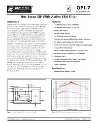 QPI-7 datasheet Hot-Swap SiP With Active EMI Filter - Vicor