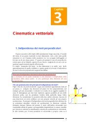 Cinematica vettoriale 1. Indipendenza dei moti ... - francescopoli.net