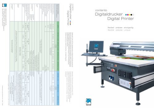 Digitaldrucker Digital Printer - Stiefelmayer-Contento