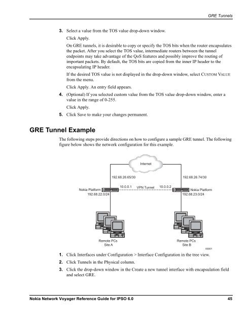 Nokia Network Voyager Reference Guide for IPSO 6.0 - Check Point