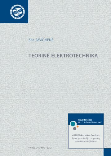 teorinÃ„Â— elektrotechnika - Vilniaus Gedimino technikos universitetas