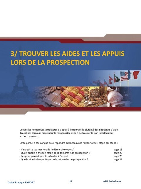 Premiers pas à l'export de PME agroalimentaires - Ania-Export