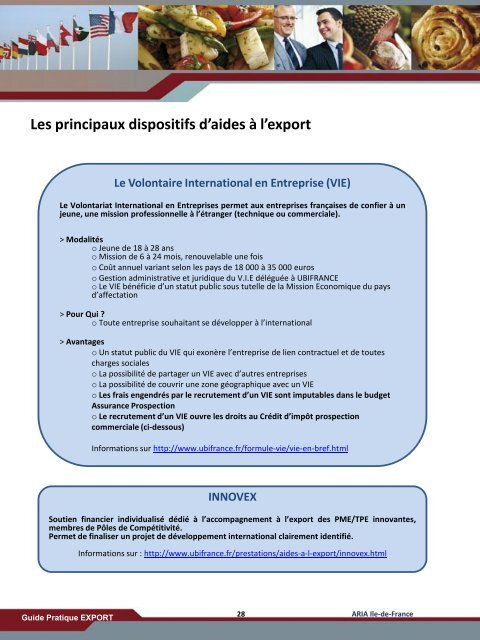 Premiers pas à l'export de PME agroalimentaires - Ania-Export