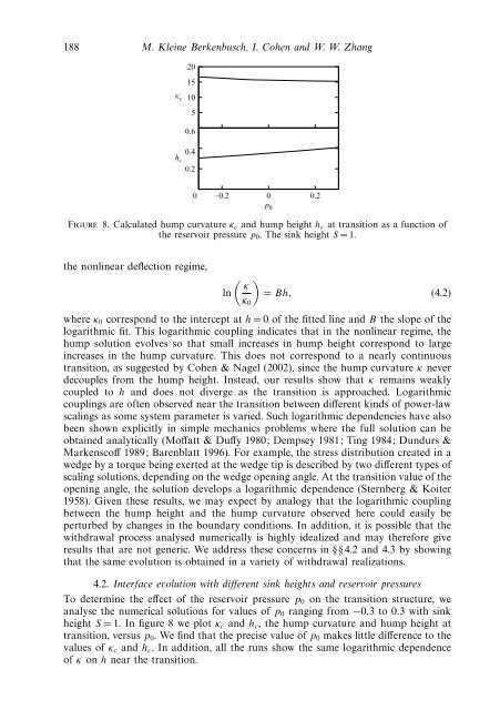 Liquid interfaces in viscous straining flows ... - Itai Cohen Group