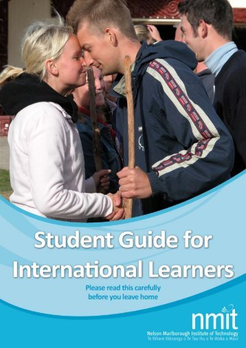 International Student Guide for Nelson and Marlborough - NMIT