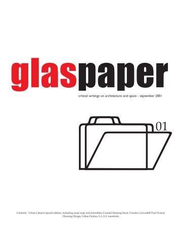 september 2001 - Glaspaper