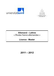 Allemand â Lettres Â« Ãtudes franco-allemandes ... - DFS in Paris