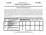 Comparison of Atypical Antipsychotics