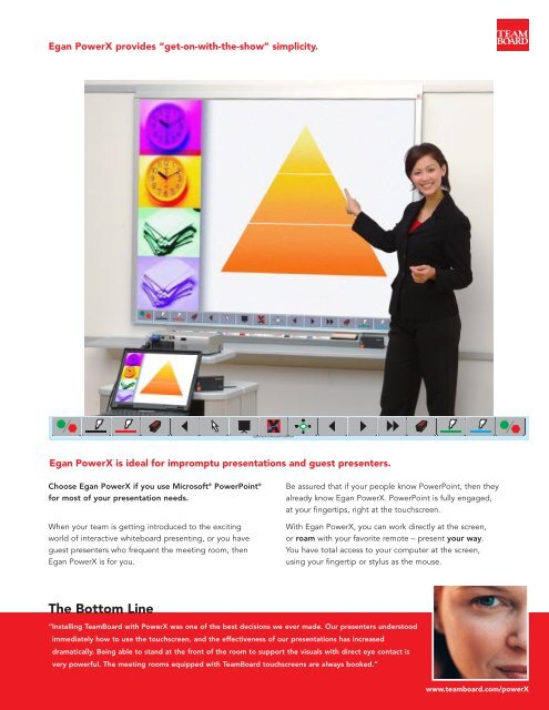 TeamBoard's Guide to Interactive Whiteboards - Touchboards