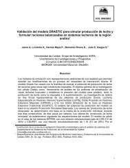 Validación del modelo DRASTIC para simular ... - Condesan