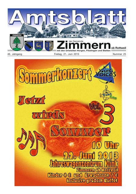 Amtsblatt KW 25 - Zimmern ob Rottweil