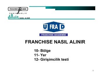 franchÄ±se nasÄ±l alÄ±nÄ±r - Franchise & More