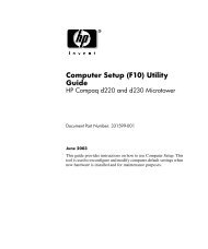 Computer Setup (F10) Utility Guide