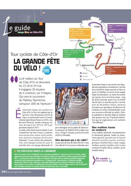 TÃ©lÃ©charger CÃ´te-d'Or Magazine NÂ°111 - Avril / Mai 2011 en PDF