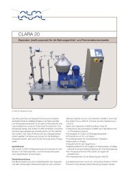 CLARA 20 - Alfa Laval