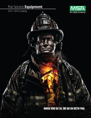 MSA 2013-2014 Fire Service Catalog - 5 Alarm Fire and Safety ...
