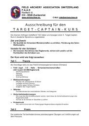 Ausschreibung zum 4. Target-Captain-Kurs in deutscher ... - FAAS